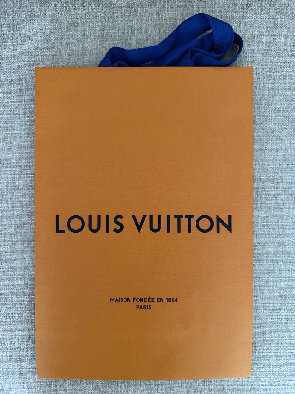 Louis Vuitton Orange Gift Bag : Brand new always stored flat